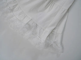Dora frill lace maxi long skirt