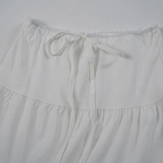 Dora frill lace maxi long skirt