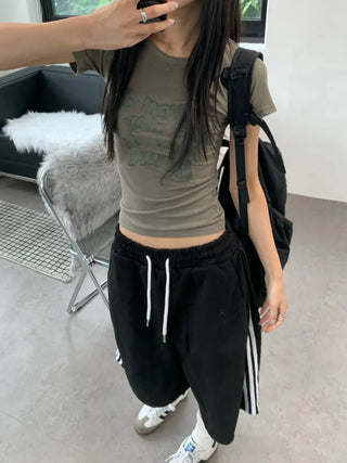 Yur Three Track Bermuda Training Pants