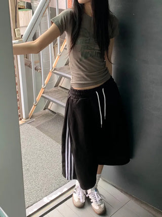 Yur Three Track Bermuda Training Pants