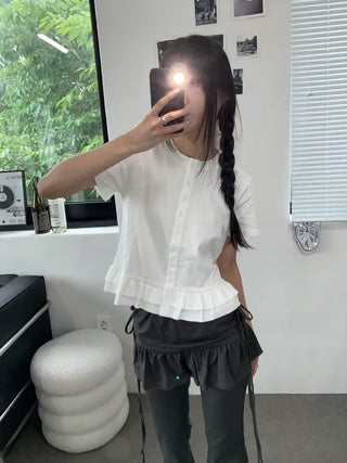Crochet Bootcut Skirt Leggings Pants