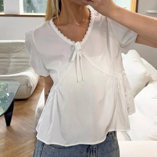 Koru Innocent Lace Balloon Blouse