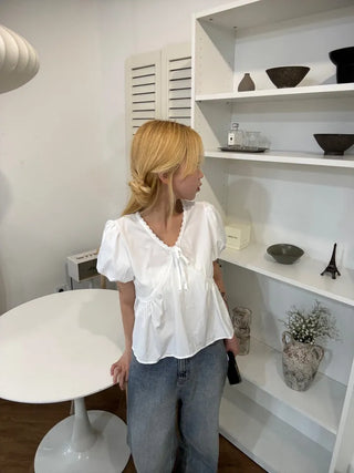 Koru Innocent Lace Balloon Blouse