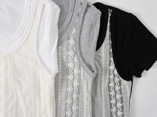 Lucen Lace Layered T-shirt