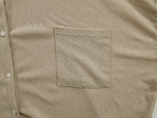 Lumi Moist See-through Loose Collar Cardigan