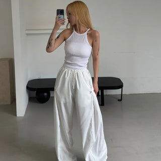 Moody Chewy Basic Ribbed Halter Sleeveless