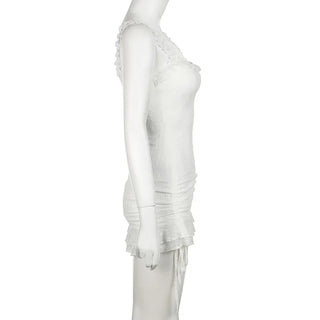 Benoît Frill Sleeveless Mini Dress
