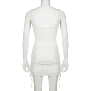 Benoît Frill Sleeveless Mini Dress