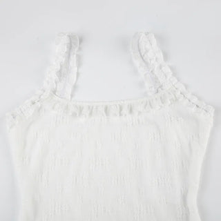 Benoît Frill Sleeveless Mini Dress