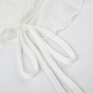 Benoît Frill Sleeveless Mini Dress