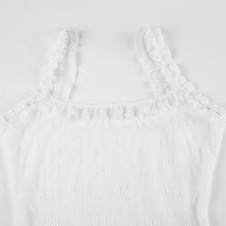 Benoît Frill Sleeveless Mini Dress
