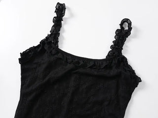 Benoît Frill Sleeveless Mini Dress