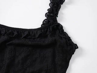 Benoît Frill Sleeveless Mini Dress