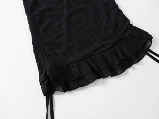 Benoît Frill Sleeveless Mini Dress
