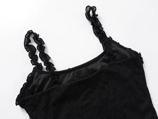 Benoît Frill Sleeveless Mini Dress