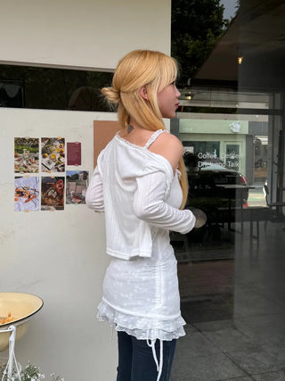 Benoît Frill Sleeveless Mini Dress