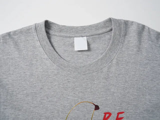 Maro Simple Cotton Round Neck Short Sleeve T-shirt
