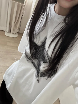 Dina Printed Oversized Short Sleeve T-shirt