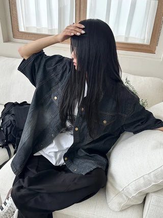 Dina Printed Oversized Short Sleeve T-shirt