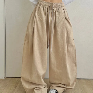 Wiz Retro Hip Linen Long Pants