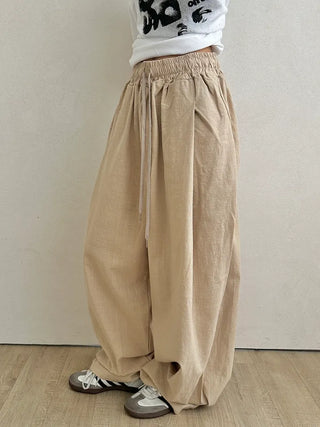 Wiz Retro Hip Linen Long Pants