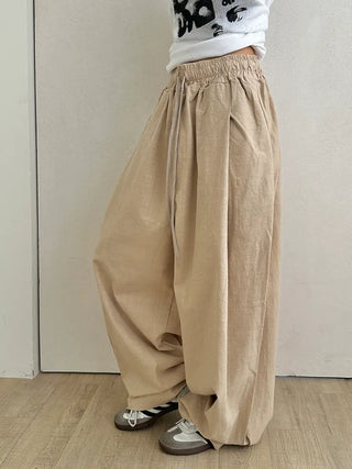 Wiz Retro Hip Linen Long Pants