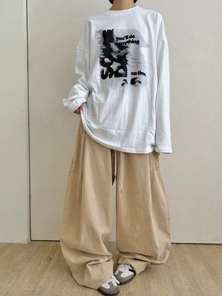 Wiz Retro Hip Linen Long Pants