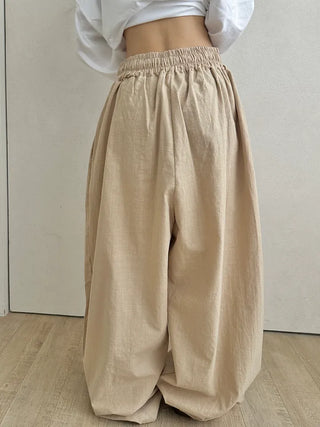 Wiz Retro Hip Linen Long Pants
