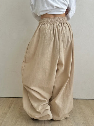 Wiz Retro Hip Linen Long Pants