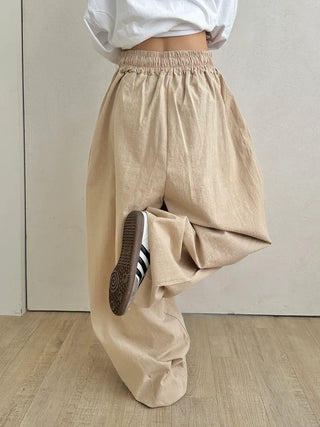 Wiz Retro Hip Linen Long Pants