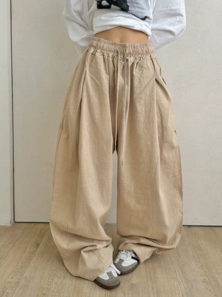 Wiz Retro Hip Linen Long Pants
