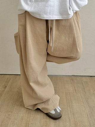 Wiz Retro Hip Linen Long Pants