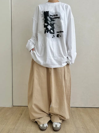 Wiz Retro Hip Linen Long Pants