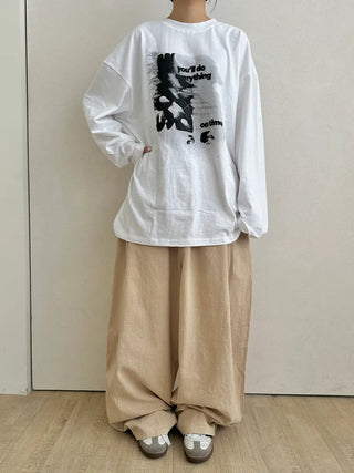Wiz Retro Hip Linen Long Pants