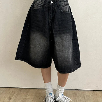 Tika Casual Denim Pocket Bermuda Shorts