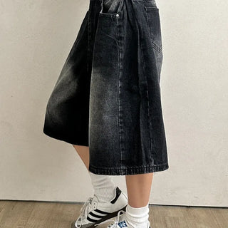 Tika Casual Denim Pocket Bermuda Shorts