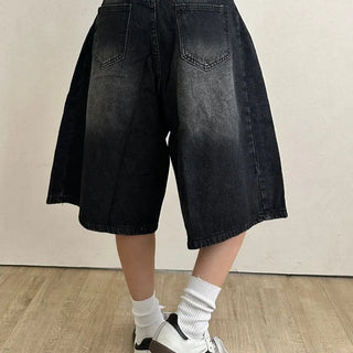 Tika Casual Denim Pocket Bermuda Shorts