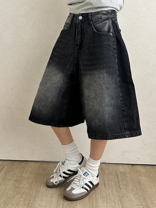 Tika Casual Denim Pocket Bermuda Shorts