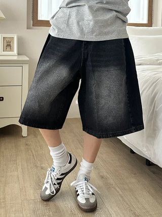 Tika Casual Denim Pocket Bermuda Shorts