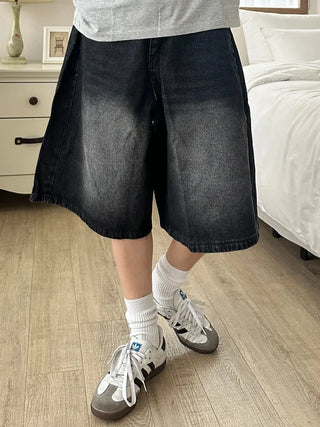 Tika Casual Denim Pocket Bermuda Shorts
