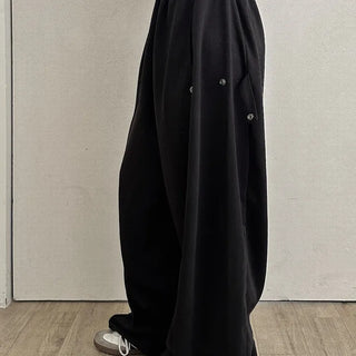 Nouveau Minimal Plain Loose Fit Long Pants