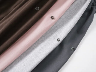 Nouveau Minimal Plain Loose Fit Long Pants