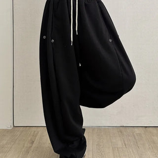 Nouveau Minimal Plain Loose Fit Long Pants