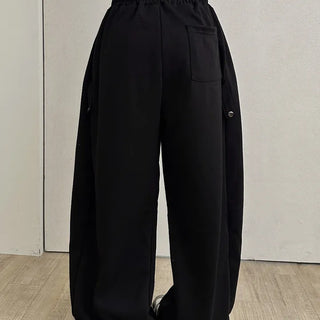 Nouveau Minimal Plain Loose Fit Long Pants