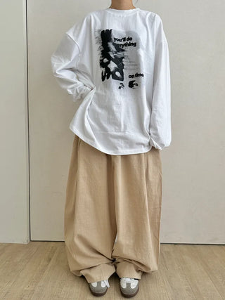 UL Hip Mood Cotton Round Neck Long Sleeve T-shirt