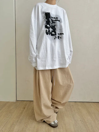 UL Hip Mood Cotton Round Neck Long Sleeve T-shirt