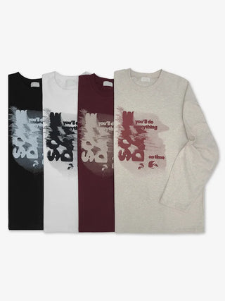 UL Hip Mood Cotton Round Neck Long Sleeve T-shirt