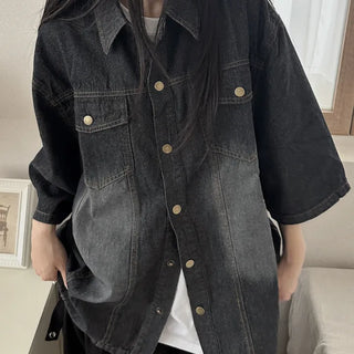 Perrin Comfort Unisex Plain Denim Shirt