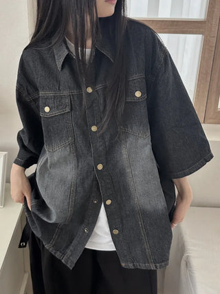 Perrin Comfort Unisex Plain Denim Shirt
