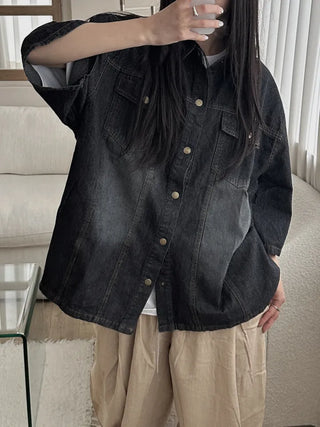 Perrin Comfort Unisex Plain Denim Shirt